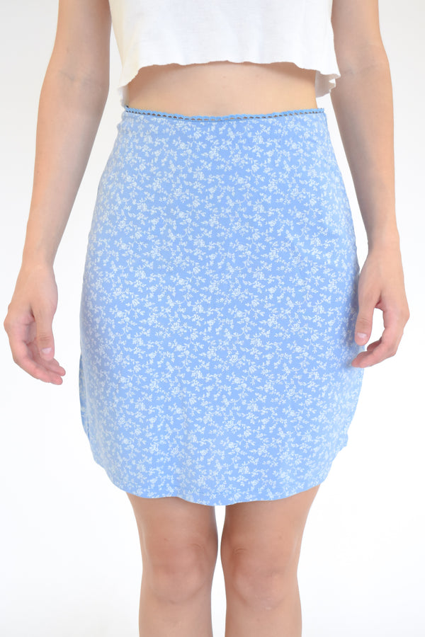Blue Flower Skirt