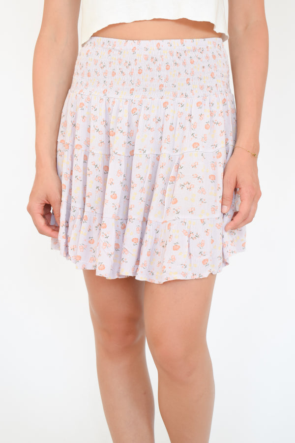 Lilac Flower Skirt