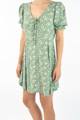 Green Flower Dress