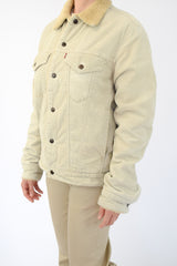 Cream Sherpa Jacket