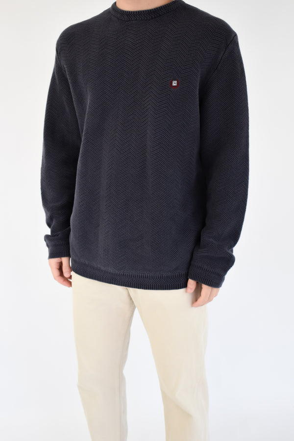 Navy Knitted Sweater