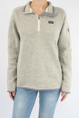 Grey Quarter Zip Sweatshirt
