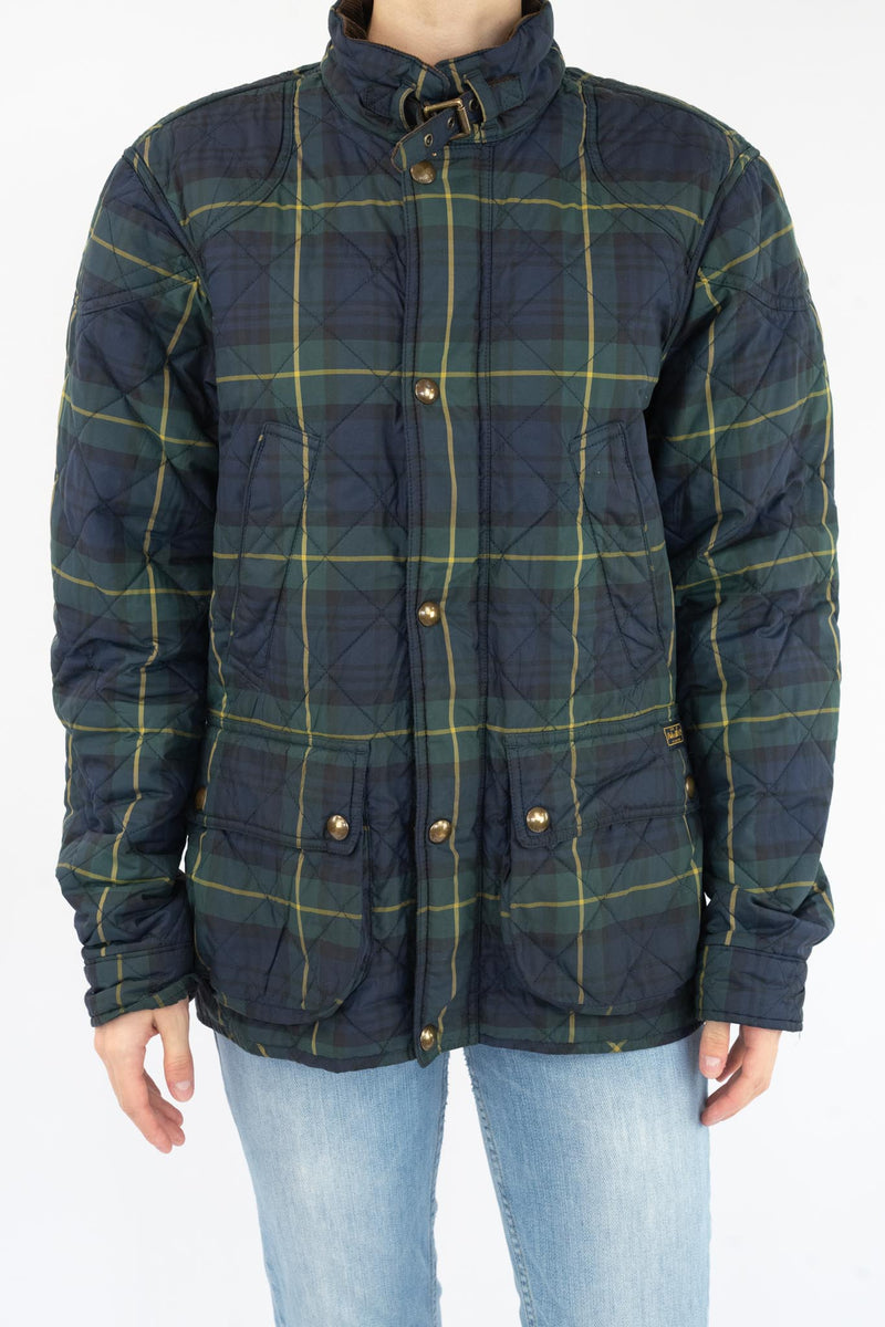 Plaid Quilted Jacket