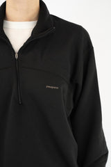 Black Quarter Zip Sweatshirt