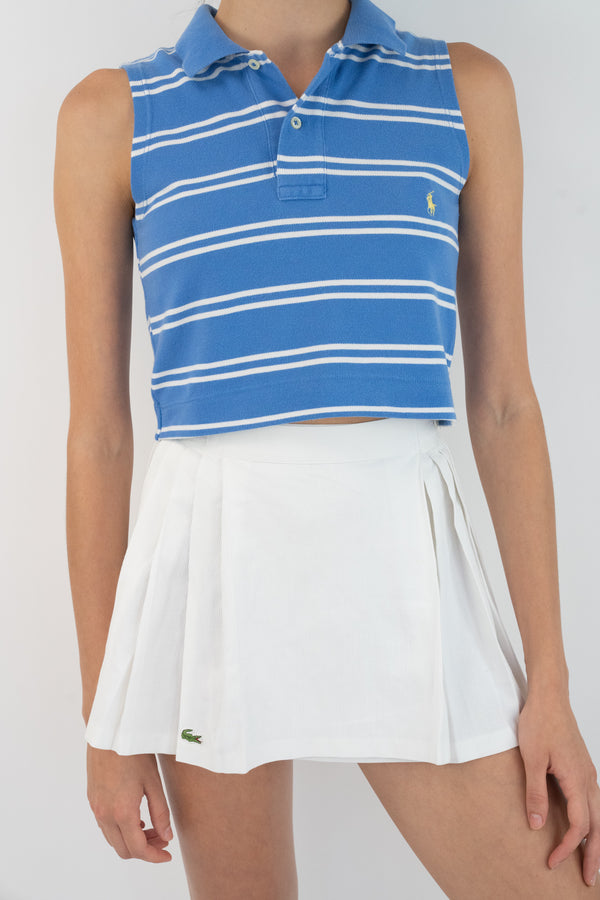 Blue Striped Reworked Polo
