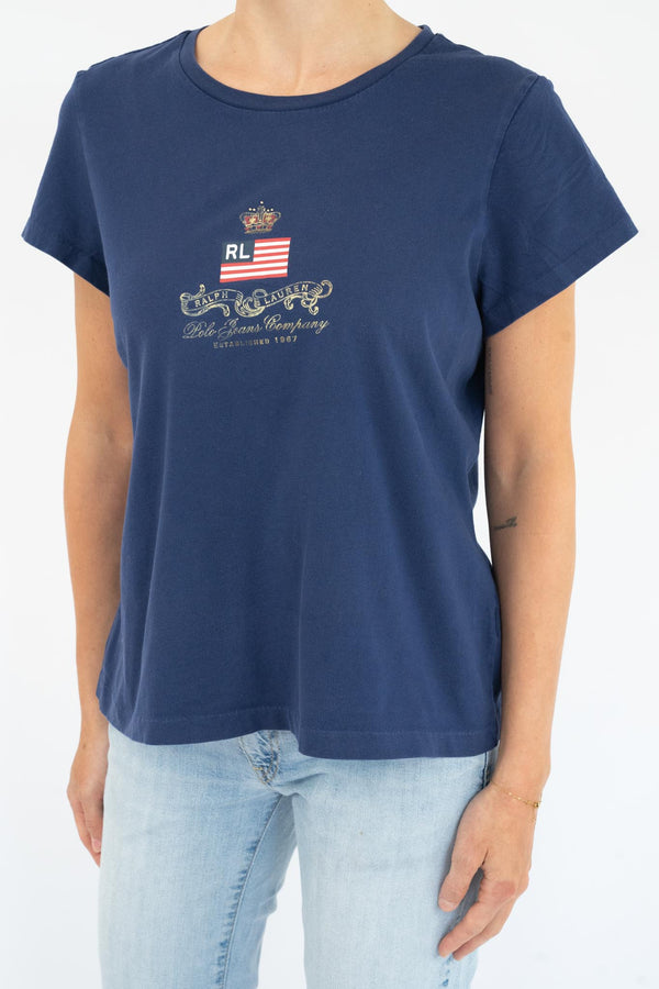 Flag Navy T-Shirt