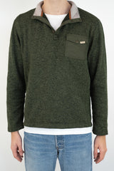 Green Button Sweater