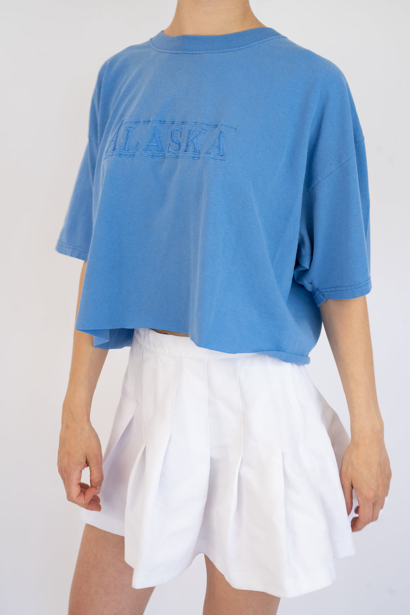 Alaska Blue Cropped T-Shirt