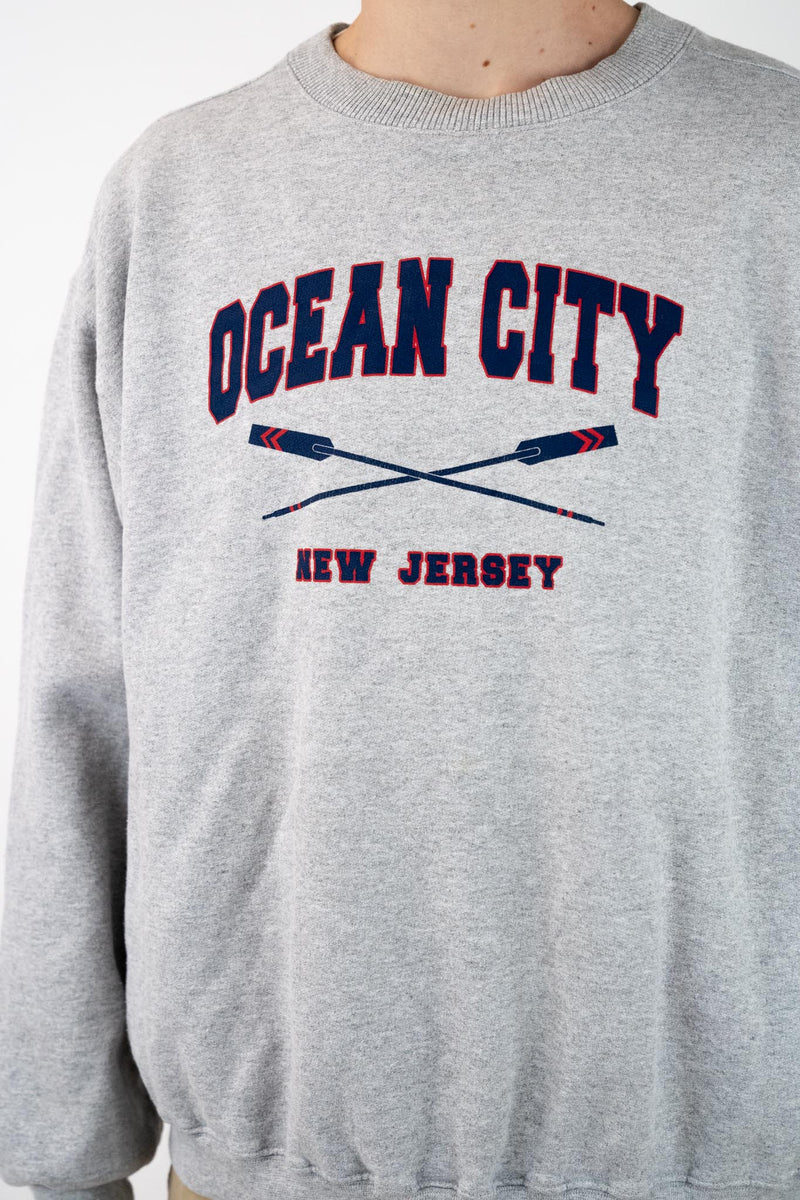 Ocean City Grey Sweatshirt
