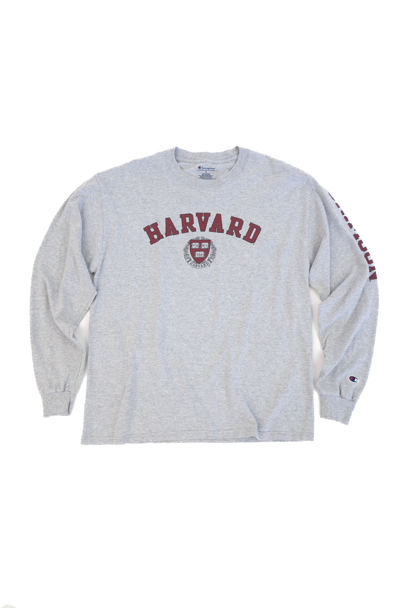 Harvard Grey Long Sleeved T-Shirt