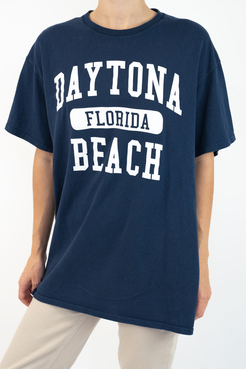 Daytona Beach Navy T-Shirt
