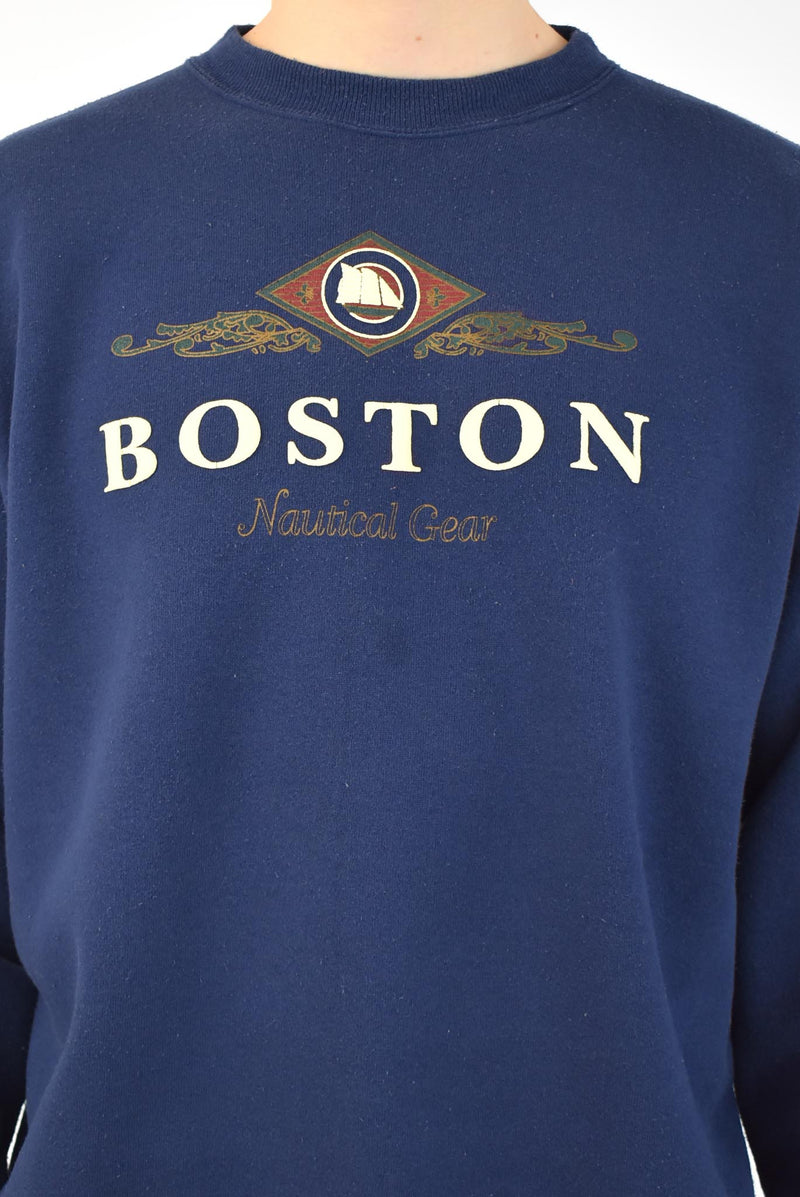 Boston Navy Sweatshirt