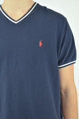 Navy V-Neck T-Shirt