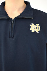 Notre Dame Quarter Zip Sweatshirt