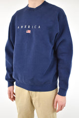 America Navy Sweatshirt