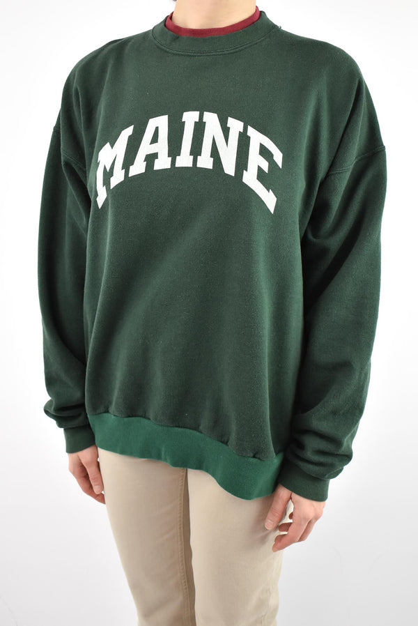 Maine Green Sweatshirt