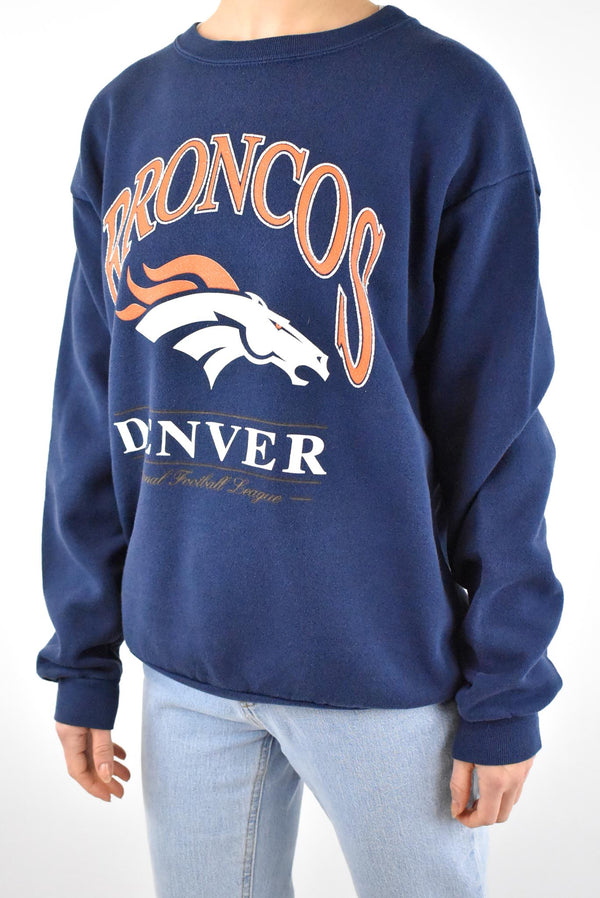 Denver Broncos Navy Sweatshirt