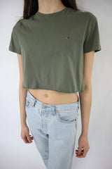 Round Neck Cropped T-Shirts