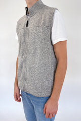 Grey Fleece Vest