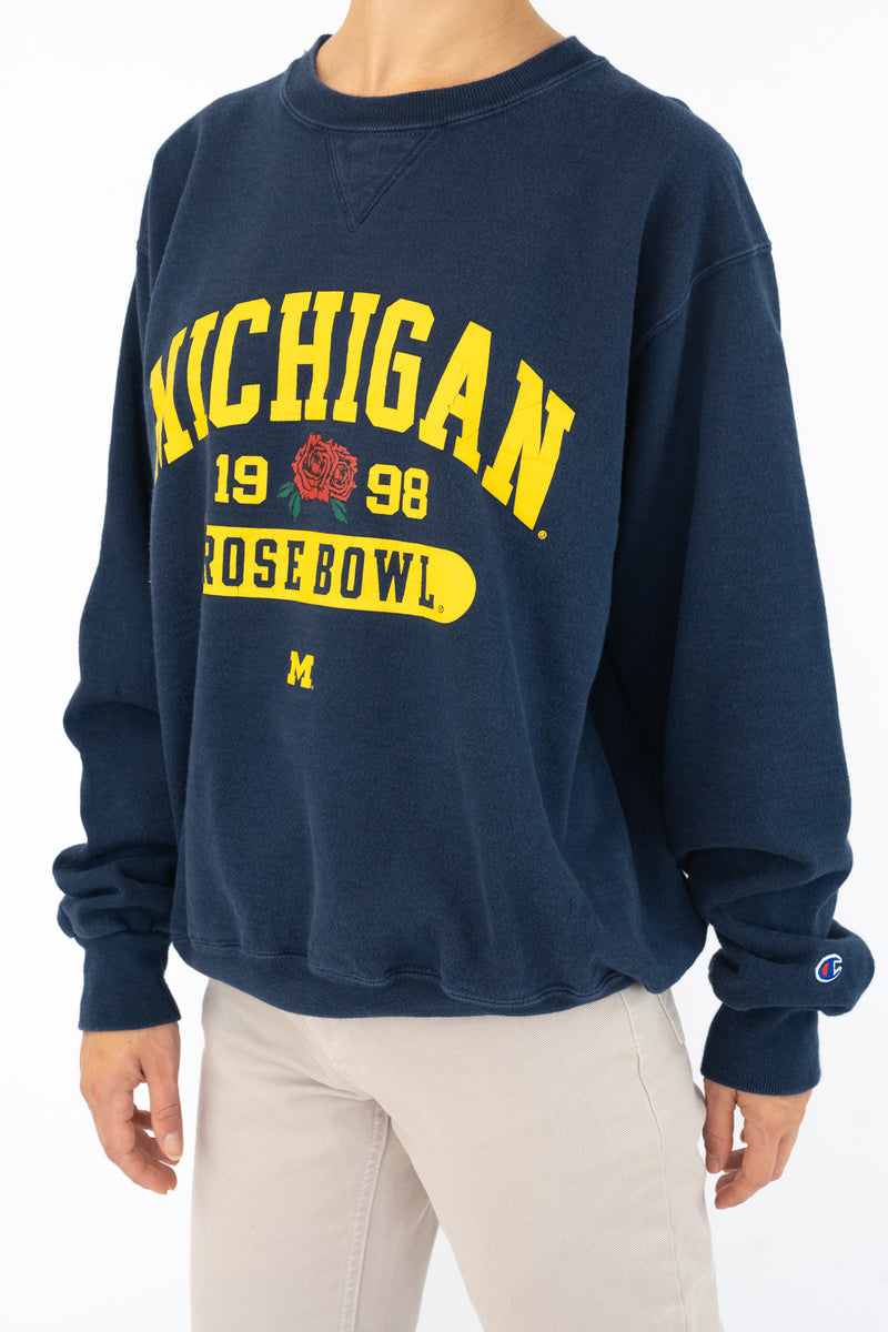 Michigan Rose Bowl 1998 Navy Sweatshirt