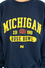 Michigan Rose Bowl 1998 Navy Sweatshirt