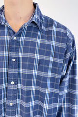 Blue Plaid Shirt