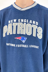 New England Patriots Navy Sweatshirt