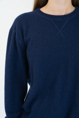 Navy Cashmere Sweater