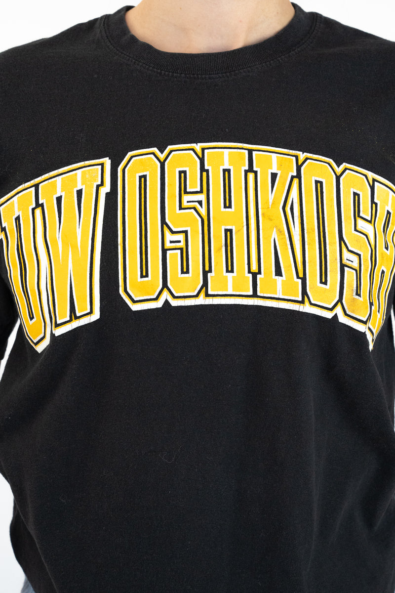 UW Oshkosh Black T-Shirt