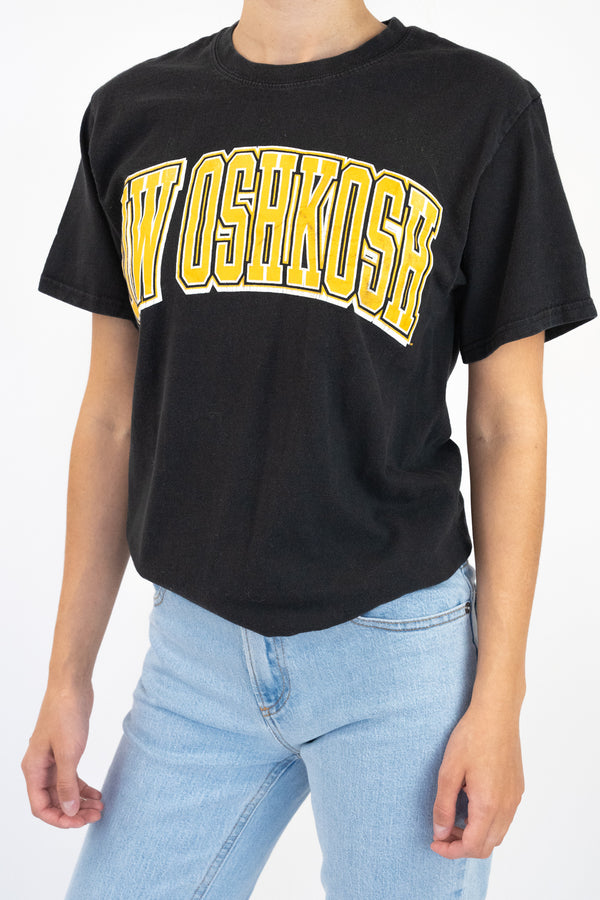 UW Oshkosh Black T-Shirt