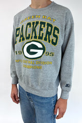 Green Bay Packers Grey Sweatshirt