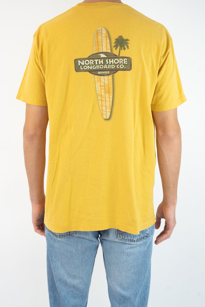 Yellow Printed  T-Shirt