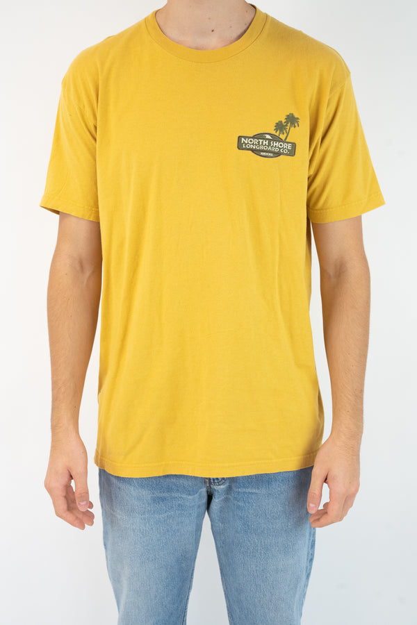 Yellow Printed  T-Shirt