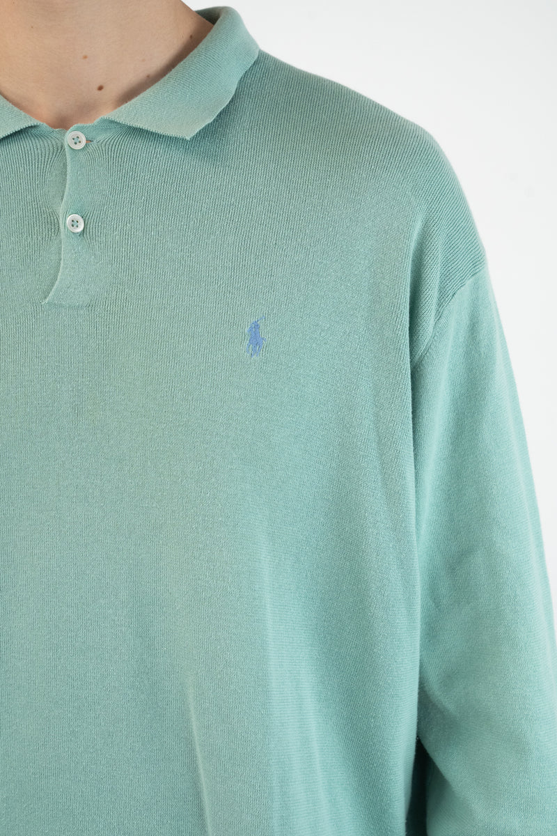 Aquamarine Button Sweater