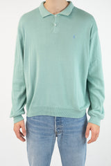 Aquamarine Button Sweater