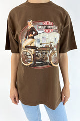 Printed Brown T-Shirt