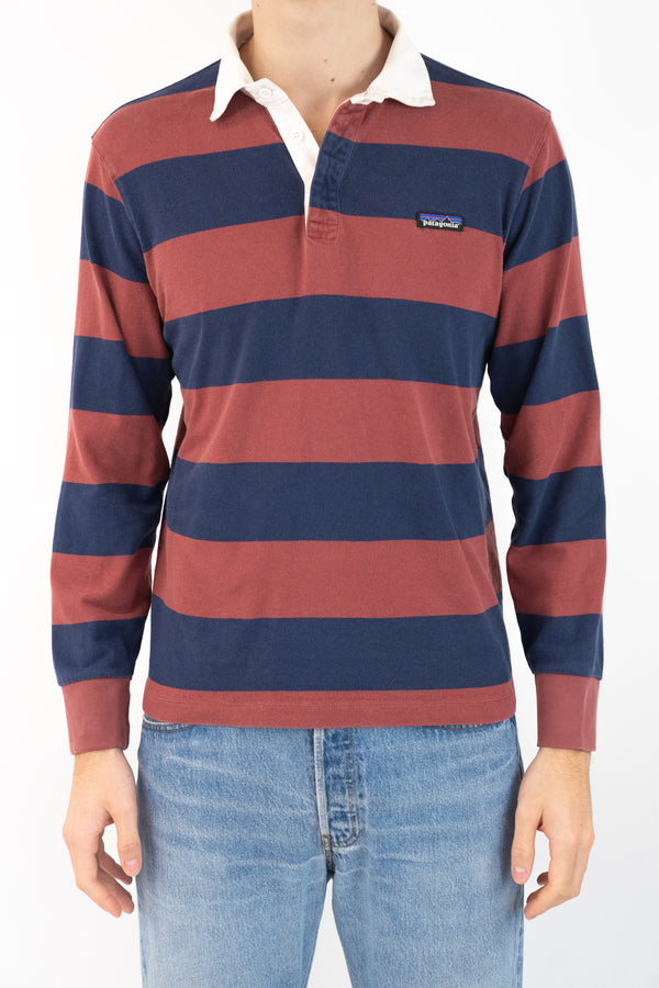 Striped Long Sleeved Polo