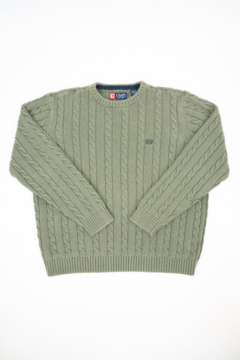 Cable Sweaters Round-Neck