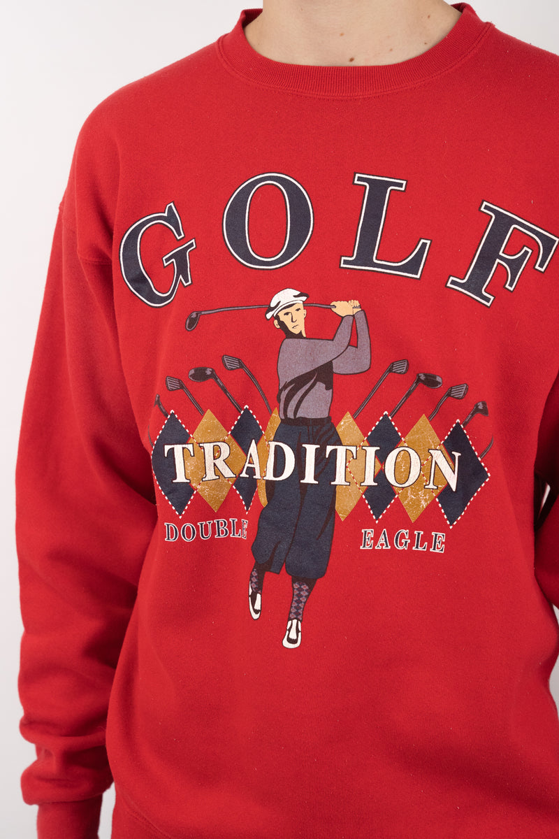 Golf Tradition Red Sweatshirt
