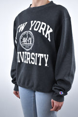 New York University Dark Grey Sweatshirt
