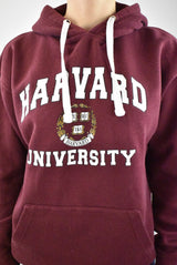 Harvard Burgundy Hoodie