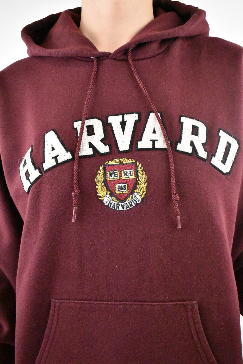 Harvard Burgundy Hoodie