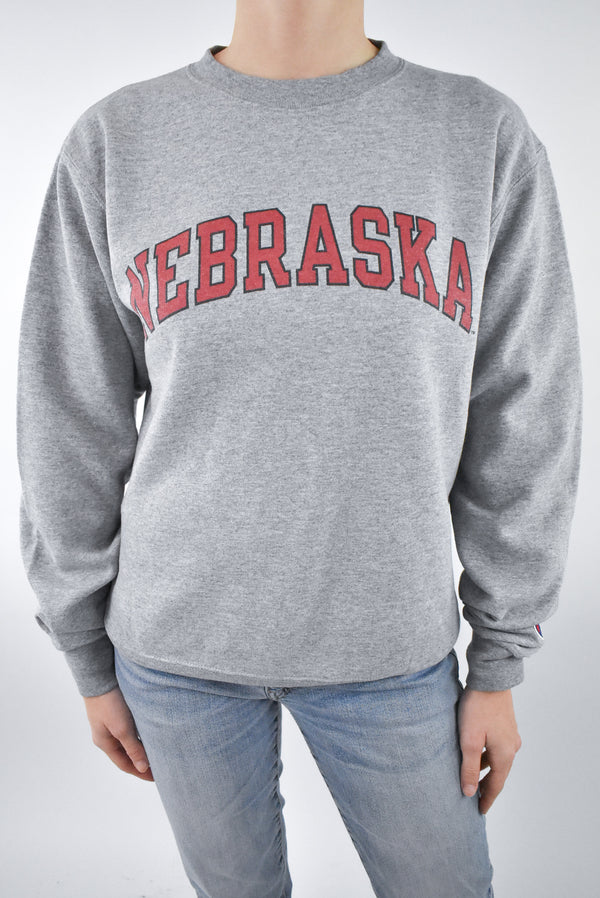 Nebraska Grey Sweatshirt