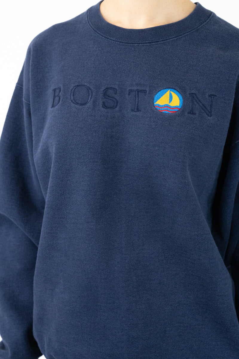 Boston Navy Sweatshirt