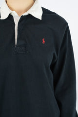 Black Rugby Polo