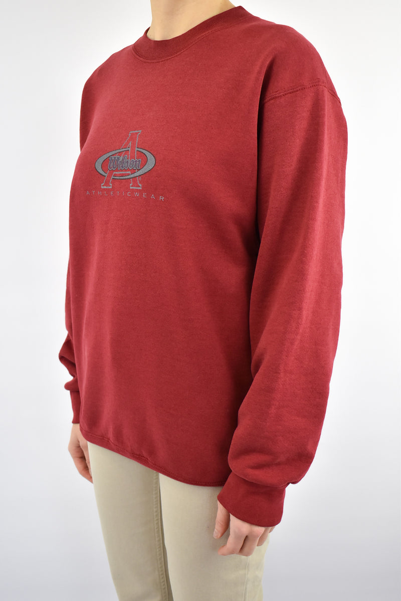 Wilson Athletic Wear Red Sweatshirt – Vintage Fabrik