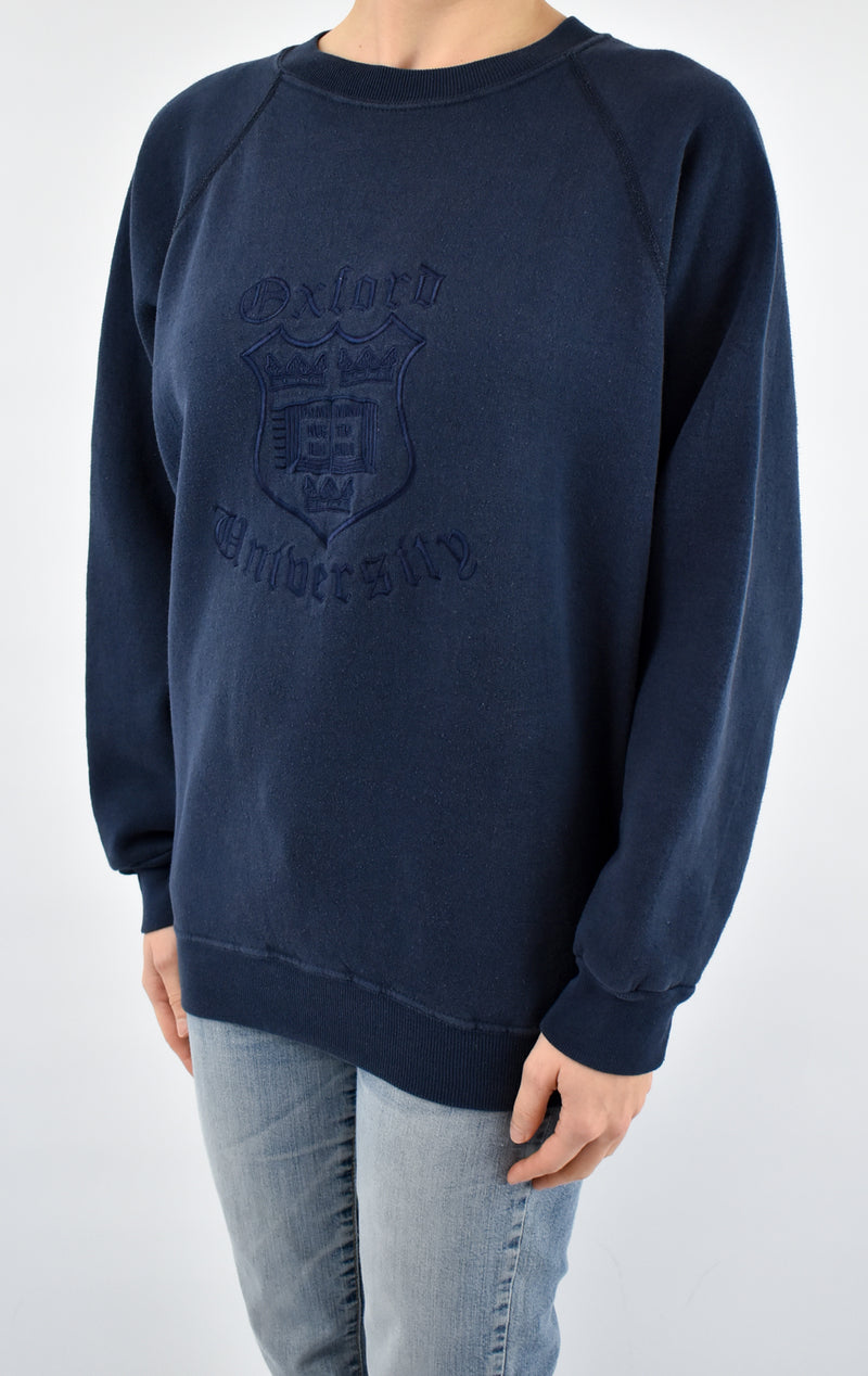 Oxford University Navy Sweatshirt