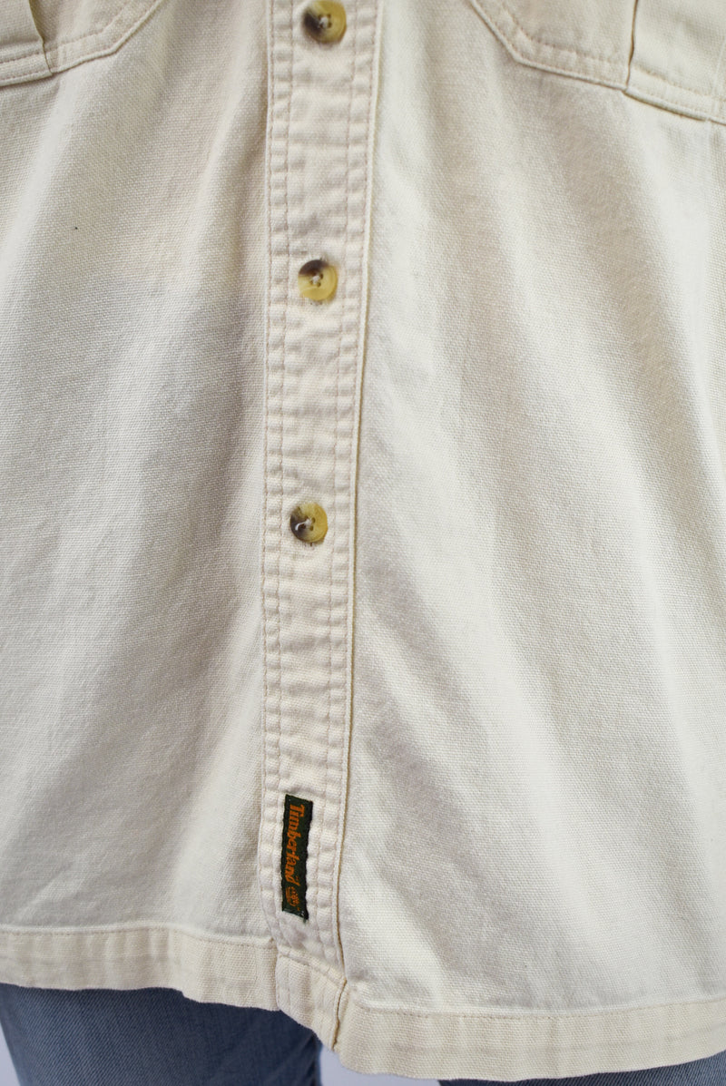 Cream Flannel Shirt