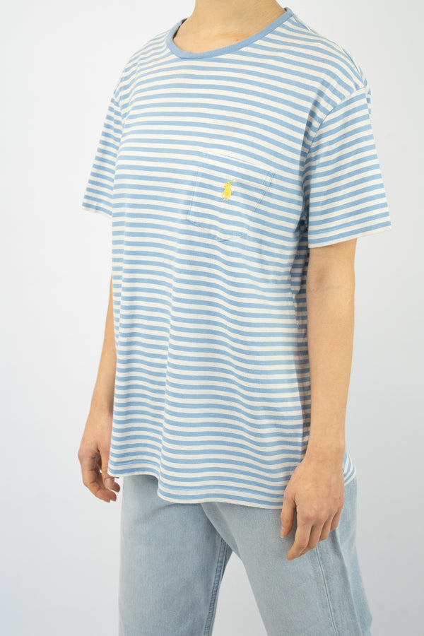 Light Blue Striped T-Shirt