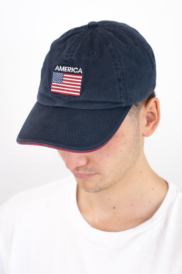 America Flag Cap